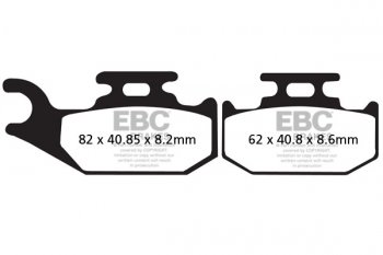 FA414TT EBC BRAKES Organic тормозные колодки  SUZUKI LT-A, LT-F 2005-2012 года выпуска