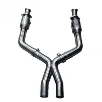 6023-CX-3-GREEN KOOKS HEADERS 3" x 2,5" OEM Exhaust GREEN Catted X Pipe. Используется только с коллектором Kooks для: FORD MUSTANG GT 2005-2010 Ford Mustang GT 4.6L 3V Automatic/Manual