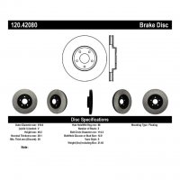 120.42080 Тормозные диски Premium INFINITI, NISSAN перед