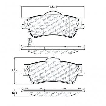 106.13520 Тормозные колодки PosiQuiet Extended Wear 