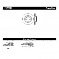 125.35080 Тормозные диски Premium MERCEDES-BENZ перед