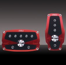 PEDAL KIT 2PC RED Anti-slip Surface