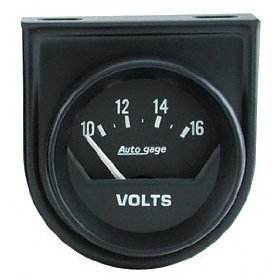 2" Вольтметр, 10-16V AUTO METER #2362 2362 Autogage Electric Voltmeter Gauge