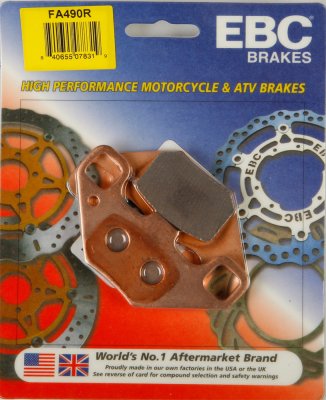 FA490R EBC BRAKES Organic тормозные колодки  POLARIS Ranger 2009-2012 года выпуска