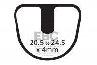 CFA392 EBC BRAKES Organic тормозные колодки