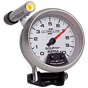 3-3/8" тахометр, 10,000 RPM, SHIFT-LITE, UL II AUTO METER #4990 Tachometer Mini-Monster