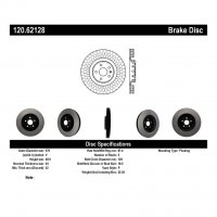 120.62128 Тормозные диски Premium CADILLAC перед (1 диск)