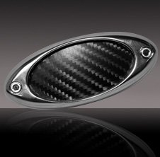 Graphics: various models; Stick On Fender Vent; oval ABS Air Vent