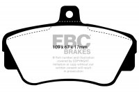 DP838 EBC Brakes Ultimax2 Тормозные колодки перед  VOLVO 440, 460, 480