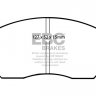 DP541 EBC Brakes Ultimax2 Тормозные колодки перед  DAIHATSU Fourtrak, Rocky, Rugger, Taft 4WD, Wildcat; MAZDA B1600, B1800, B2000, B2200