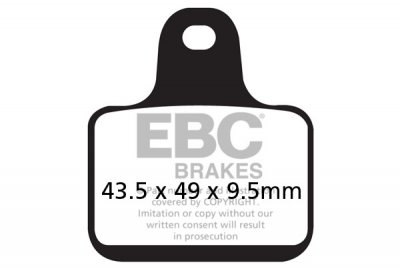 FA435/4HH EBC BRAKES Double-H™ тормозные колодки  MV 1078 2007-2008 года выпуска