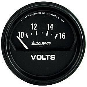 2-5/8" Вольтметр, 10-16V ELEC AUTO METER #2319 Voltmeter