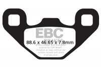 FA489R EBC BRAKES Organic тормозные колодки  POLARIS Ranger