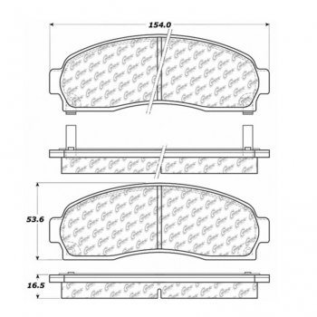 309.08330 StopTech Тормозные колодки Performance Pads   для: SATURN, FORD 