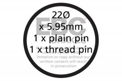 FA293S EBC BRAKES Organic тормозные колодки  HRD SX; MINI MOTO Polini, Pasini, GRC 0 выпуска