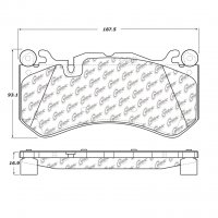 104.12911 Тормозные колодки Posi-Quiet Metallic AUDI, MERCEDES-BENZ