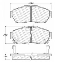 105.06170 Тормозные колодки Posi-Quiet Ceramic ACURA, HONDA