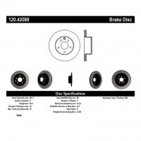 120.42088 Тормозные диски Premium INFINITI, NISSAN зад