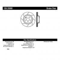128.35068 Тормозные диски Premium MERCEDES-BENZ перед