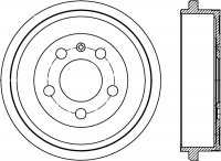 123.99020 Тормозные диски Premium VOLKSWAGEN зад