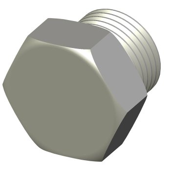 35798 DERALE -10AN O-Ring Алюминиевый Plug Aluminum -10AN O-ring plug