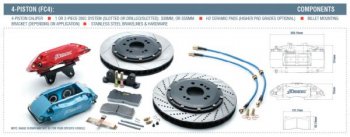 RBK156.01 ROTORA (Big Brake Kit) Тормозная система перед OPEL GT, SKY, SOLSTICE (330X30 2-PIECE FC4) 
