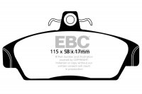 DP817 EBC Brakes Ultimax2 Тормозные колодки перед  ARIEL Atom; AUSTIN Metro; GTM Libra, Spyder; MG F, TF; ONYX Bobcat 4, Firefox, Mongoose; ROVER 100, Metro