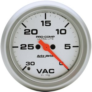 2-5/8" вакуумметр 30-0 IN. HG, FSE, ULTRA-LITE AUTO METER #4471 Vacuum