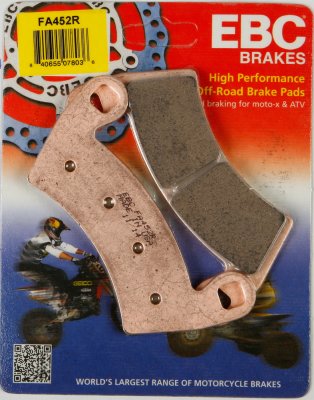 FA452R EBC BRAKES Organic тормозные колодки  POLARIS 400, 500, 700, 800, 900, Ranger 2008-2012 года выпуска
