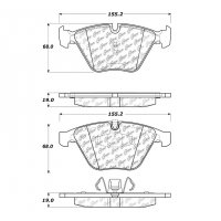 309.12600 StopTech Тормозные колодки Performance Pads   для: BMW