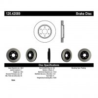 120.42089 Тормозные диски Premium INFINITI, NISSAN, SUZUKI перед
