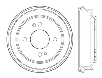 123.99029 Тормозные диски Premium DODGE зад 