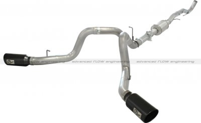 49-04044-B Afe Power Выхлопная система от Down-Pipe (DP-Back) 4.0" DP-Back GM Dsl Trucks LML 11-14 V8-6.6L 
