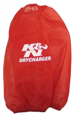 RC-5046DR K&amp;N Чехол фильтра DRYCHARGER для RC-5046, красный PreCharger ® - K&N PreCharger является специально разработанным фильтром для того чтобы продлить интервал обслуживания K&N фильтра, при использование в очень пыльных условиях.