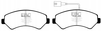 DPC1969 EBC Heavy Duty Carbon колодки перед CITROEN, FIAT, PEUGEOT 