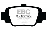 DP998  EBC Brakes Ultimax2 Тормозные колодки зад. NISSAN Micra