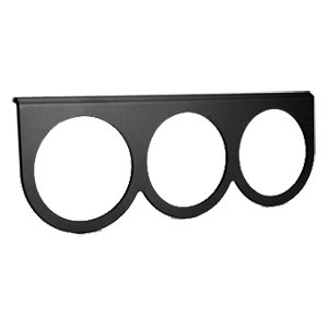 2-5/8" 3-HOLE панель приборов, BLACK, ALUM AUTO METER #3233 3 Hole/ 2 5/8" (Black)