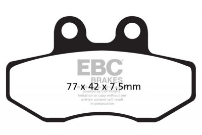 FA167HH EBC BRAKES Double-H™ тормозные колодки AJP, APRILIA, BETA, BULTACO, C H RACING, CAGIVA, DERBI, EXPLORER, GAS-GAS, GOES, HARTFORD/HRD, HRD, HUSQVARNA, MH/MOTOR HISPANIA, MOTO ROMA, PEUGEOT, RIEJU, SACHS (HERCULES), SHERCO, TOMOS 1991-2010 года выпуска