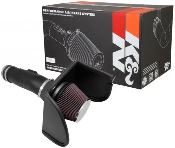 63-6019 K&amp;N Холодный впуск 2017 NISSAN TITAN 5.6L +17.14 HP @ 5000 RPM