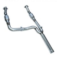 6902-CC KOOKS HEADERS 2.5" Dual Stainless Catted Connection Pipes (2 into 1 Y-Pipe)  Используется только с коллектором Kooks