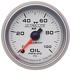2-1/16" Давление масла, 0-100 PSI, FSE AUTO METER #4953 Oil Pressure