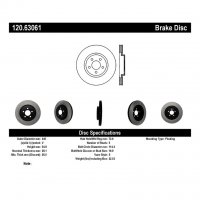 120.63061 Тормозные диски Premium CHRYSLER, DODGE перед