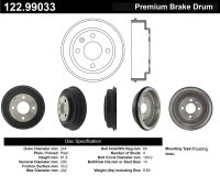 123.99033 Тормозные диски Premium CHEVROLET зад