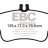 DP42164R EBC Brakes Yellowstuff Тормозные колодки перед MERCEDES-BENZ A (W176), B (W246)