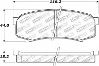308.06060  StopTech Street Тормозные колодки Lexus, Mitsubishi, Toyota