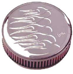 RK-3923 K&amp;N Впуск для мотоцикла Harley Davidson H/D SPORTSTER FILTER KIT, ROUND FLAMED 