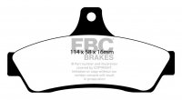 DP21711 EBC Brakes Greenstuff Тормозные колодки зад HOLDEN HSV VT, VU, VX, Y, Z; OPEL Monaro; PONTIAC GTO; VAUXHALL Monaro