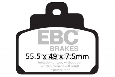 FA459 EBC BRAKES Organic тормозные колодки использовать замену: SFA459