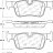 105.17620 Тормозные колодки Posi-Quiet Ceramic BMW, MINI зад.
