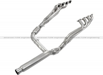 48-44005-YC Afe Power EXH HDR/Y-Pipe; GM Silverado/Sierra 1500 14-15 V8-5.3L 